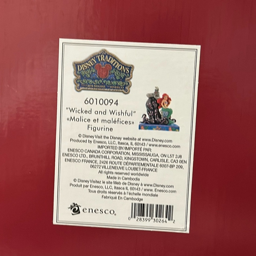JIM SHORE Disney Traditions “Wicked and Wishful” Figurine, #6010094 Like New - Picture 15 of 16